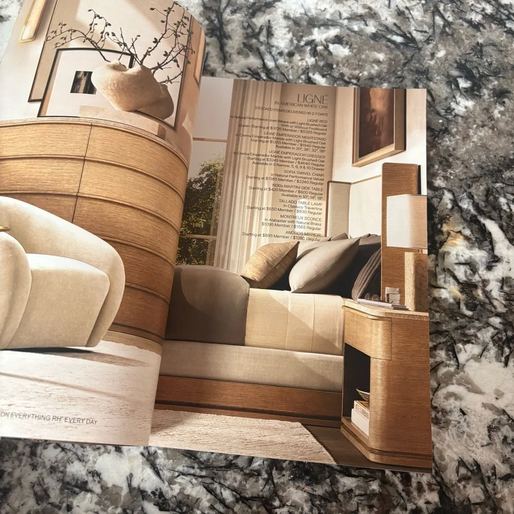 Restoration Hardware Interiors Fall 2025 Catalog Sourcebook